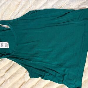 PINK Victoria's Secret Blue Sleeveless Tank Top